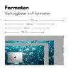 Luchtbellen - Dynamisch - Blauw Muismat XXL klein -sfeer5