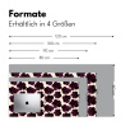 Bloemen - Aquarel - Paars Muismat XXL klein 681 -ysfeer5_duits