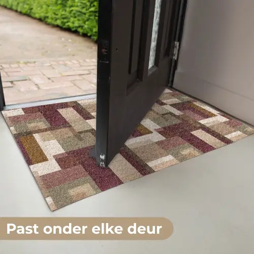 Modern - Geometrie - Kleurrijk Deurmat klein 898 -USP_NL