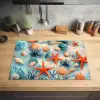 Zeesterren - Schelpen - Illustratie - Zand Inductie beschermer vinyl 3mm klein -sfeer5