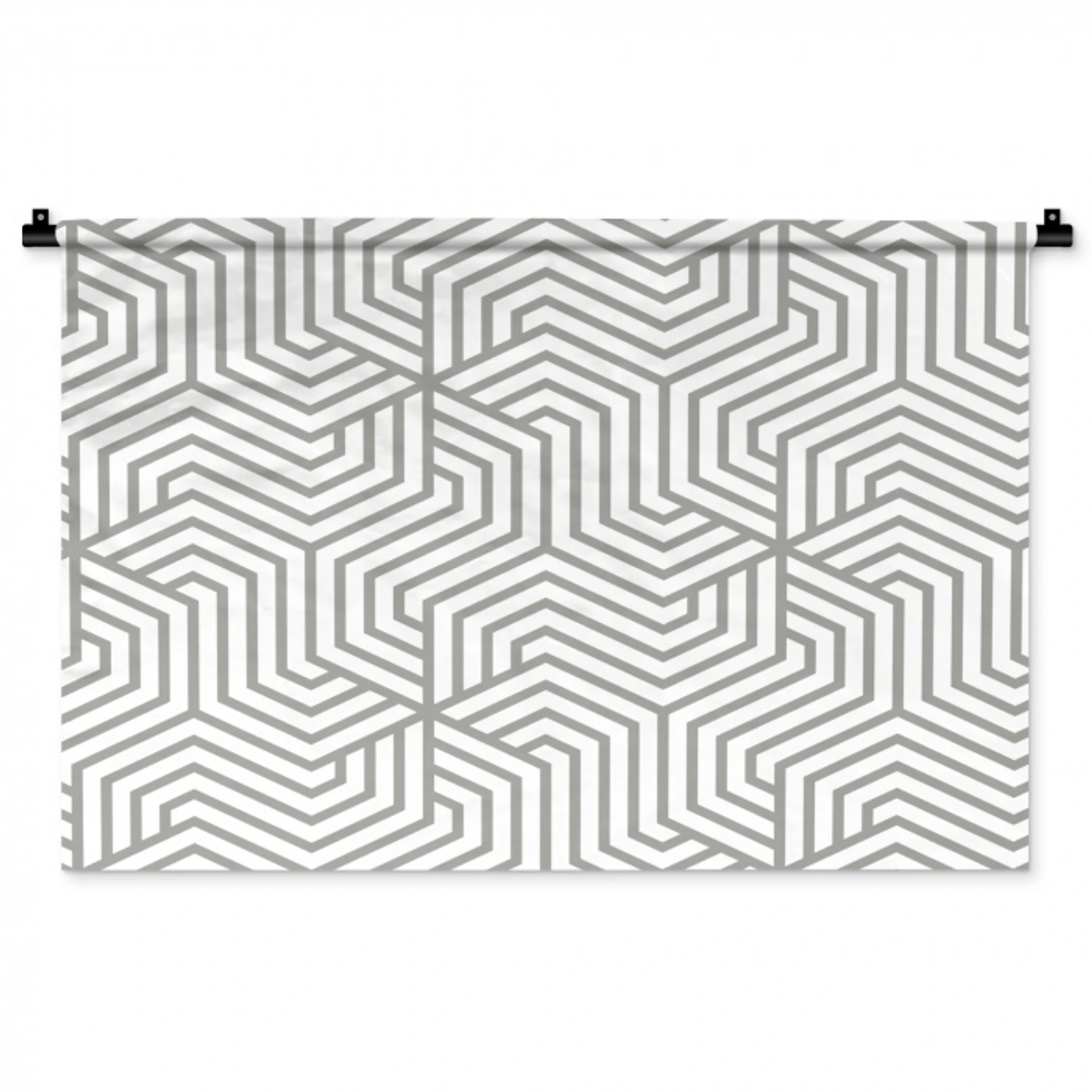Lijn - Design - Geometrie - Patroon Wandkleed katoen middel 269 -zz3d