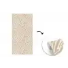 Zebra - Patroon - Beige fotobehang vinyl groot 64 -3d