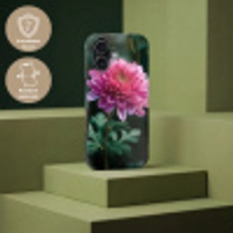Blad - Chrysant - Roze - Schaduw Toughcase MagSafe Apple iPhone 17 klein -USP_PrintM_DE