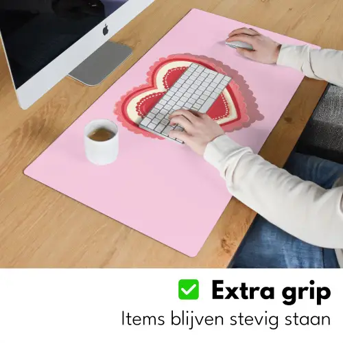 Liefde - Hart - Valentijn Muismat XXL klein -sfeer3