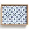 Patroon - Tegel - Blauw Dienblad Rechthoek middel 911 -z3d_shopping