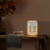 Strand - Surfbord - Pastel Light Box met kabel (Tafellamp) klein -sfeer4
