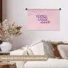 You're doing great - Roze - Bubble letters Wandkleed katoen klein -sfeer1
