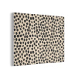 Stippen - Patroon - Zwart PET vilt klein 837 -3d