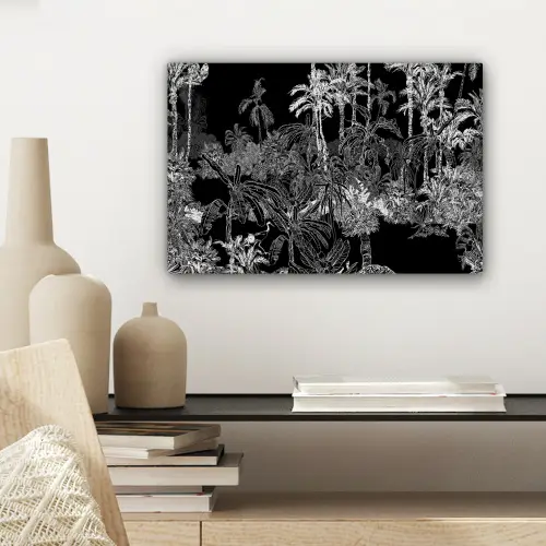Palm - Jungle - Tropical canvas 2cm klein -sfeer6
