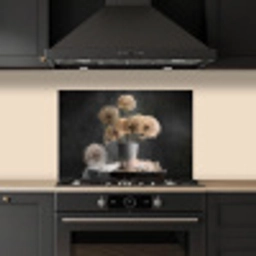 Bloemzaden - Paardenbloem- Vaas - Stilleven - Boeket keuken achterwand spatscherm klein -sfeer1