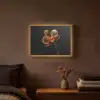 Orchidee - Doorzichtig - Bloem Light Box met batterij (Wandlamp) middel -sfeer4