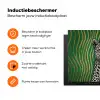 Panter - Zebrapatroon - Groen Inductie beschermer vinyl 3mm klein -zzzzzzz-td-ups