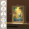 Giraf - Olifant - Bloemen - Jungle Light Box met kabel klein -USP_NL