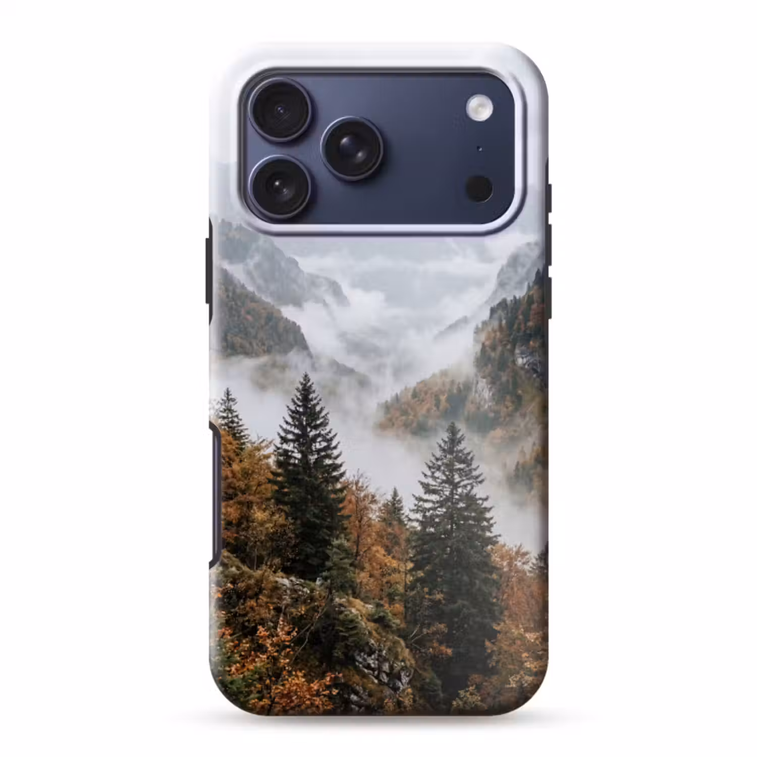 Telefoonhoesje Toughcase - Bergen - Vallei - Mist - Herfst - Natuur