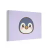 Pinguïn - Paars - Schattig PET vilt middel -3d