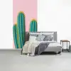 Cactussen - Modern - Pastel fotobehang vinyl groot -slaapkamer