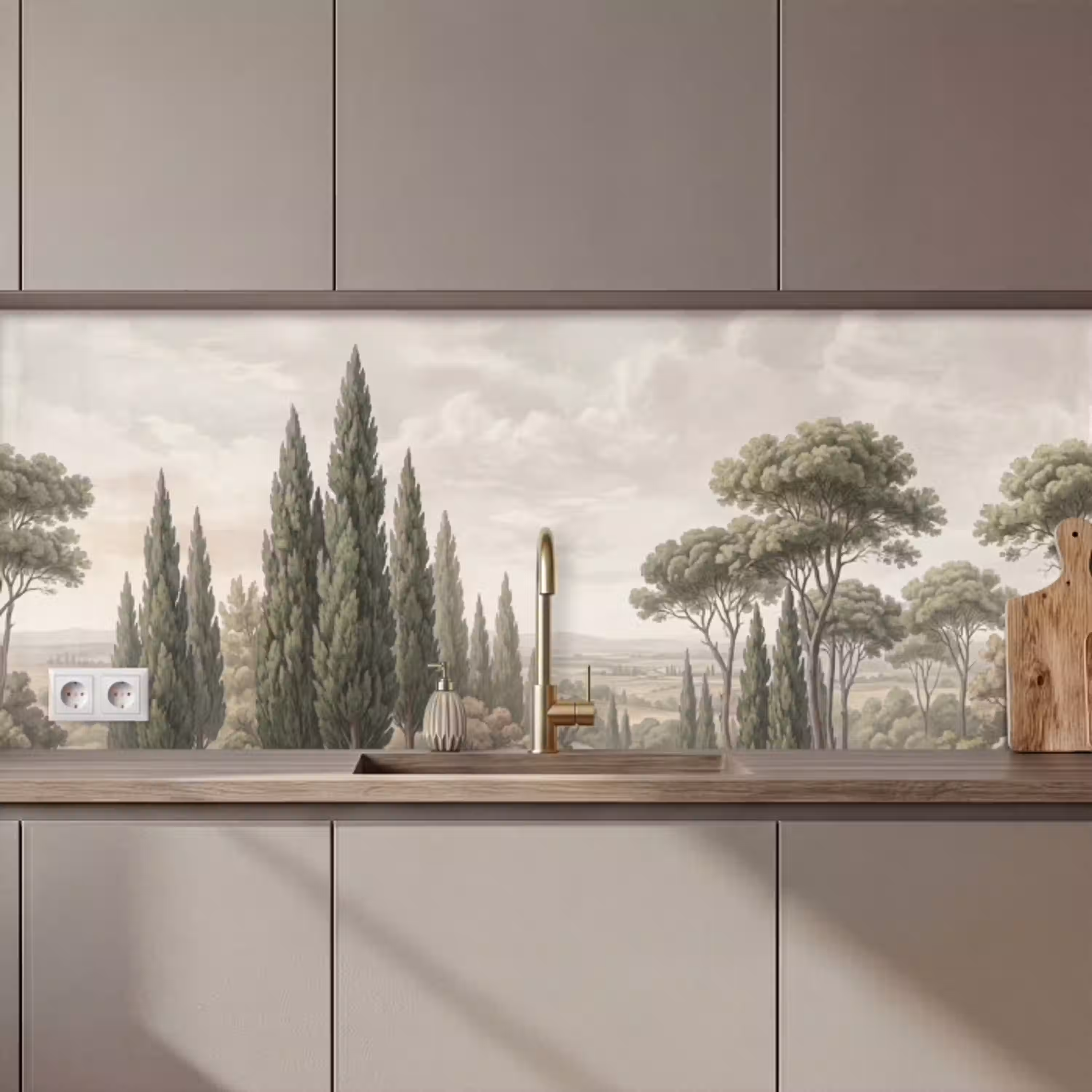 Vallei - Bos - Natuur - Groen keuken achterwand 2 middel zz_3dshopping