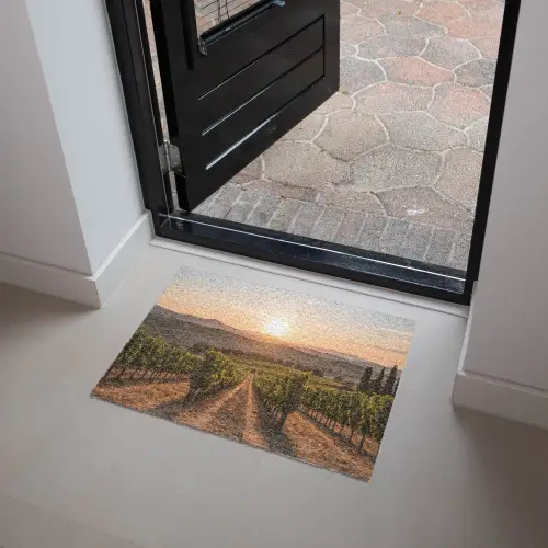 Wijngaard - Zonsondergang - Landschap Deurmat klein -sfeer5