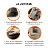 Stilleven met bloemen - Schilderij van Jan van Huysum Inductie beschermer vinyl 3mm middel -zzzzzzz-td-werking