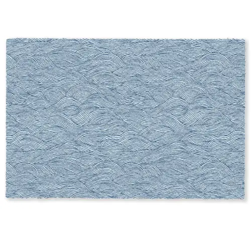 Golven - Ritmisch - Blauw Deurmat klein 898 -zkaufland3d