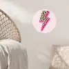 Stippen - Roze - Bliksem Wandcirkel behangsticker klein -sfeer4