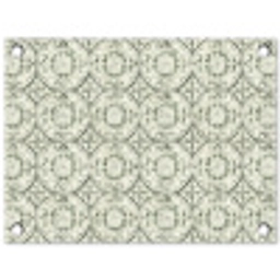Krulornament - Tegel - Groen tuinposter los doek klein 239 -3d