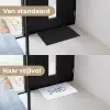 Vis - Minimalistisch - Blauw - Lijn Deurmat klein -voor-na_NL