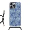 Modern - Abstract - Blauw Hoesje iPhone 16 Pro Max met koord klein 804 -3d