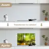 Bos - Landschap - Water - Bomen - Zon - Groen - Natuur keuken achterwand spatscherm klein -voor_na_FR