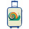 Slak - Regenboog - Kleurrijk Kinderkoffer - Blauw klein -zz3dotto