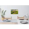 Toscane - Landschap - Wijngaarden Muursticker klein -eettafel