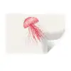 Kwal - Tentakels - Roze Muursticker klein -3d