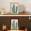 Cactussen - Modern - Pastel Light Box met kabel (Kinderlampje) klein -sfeer3_kind