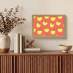 Appels - Modern - Groen Light Box met kabel (Tafellamp) klein 924 -sfeer2