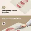 Minimalistisch - Cirkels - Roze Inductie beschemer met haakjes klein -ky-schoon-nl