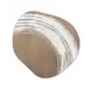 Verf - Bruin - Japandi Wandcirkel Organisch Plexiglas middel -3d