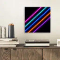 Esthetiek - Retro - Neon aluminium wit klein -sfeer1