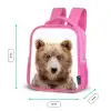 Bennie Beer Kinderrugzak - Roze middel -productfoto_formaten