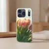 Tulpen - Roze - Zonnestralen Telefoonhoesje iPhone 17 Pro klein -sfeer2