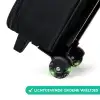 De paarse tovenaarsmantel Kinderkoffer - Zwart klein -wiel_NL