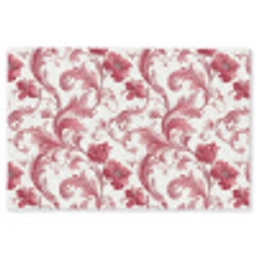 Barok - Patroon - Rood Vloerkleed Rechthoek klein 1091 -3d
