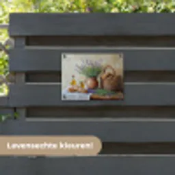 Lavendel - Brood - Stilleven tuinposter los doek klein -sfeer3