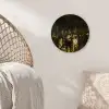 De Nachtwacht - Kunst - Oude meesters - Rembrandt Wandcirkel kunststof plaat 5mm dik klein -sfeer5