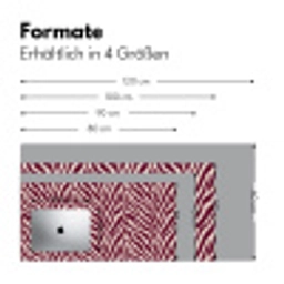 Zebra - Motief - Bordeaux - Rood Muismat XXL klein 681 -ysfeer5_duits
