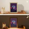 Aap - Koptelefoon - Muziek - Kleurrijk Light Box met kabel klein -sfeer3_kind