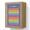 Educatief - Leren tellen - Ruimte - Getallen - Jongens Light Box met kabel (Wandlamp kind) klein -3d