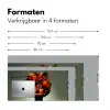 Vrouw - Chocolade - Frambozen - Aardbeien - Koekjes Muismat XXL klein -sfeer5