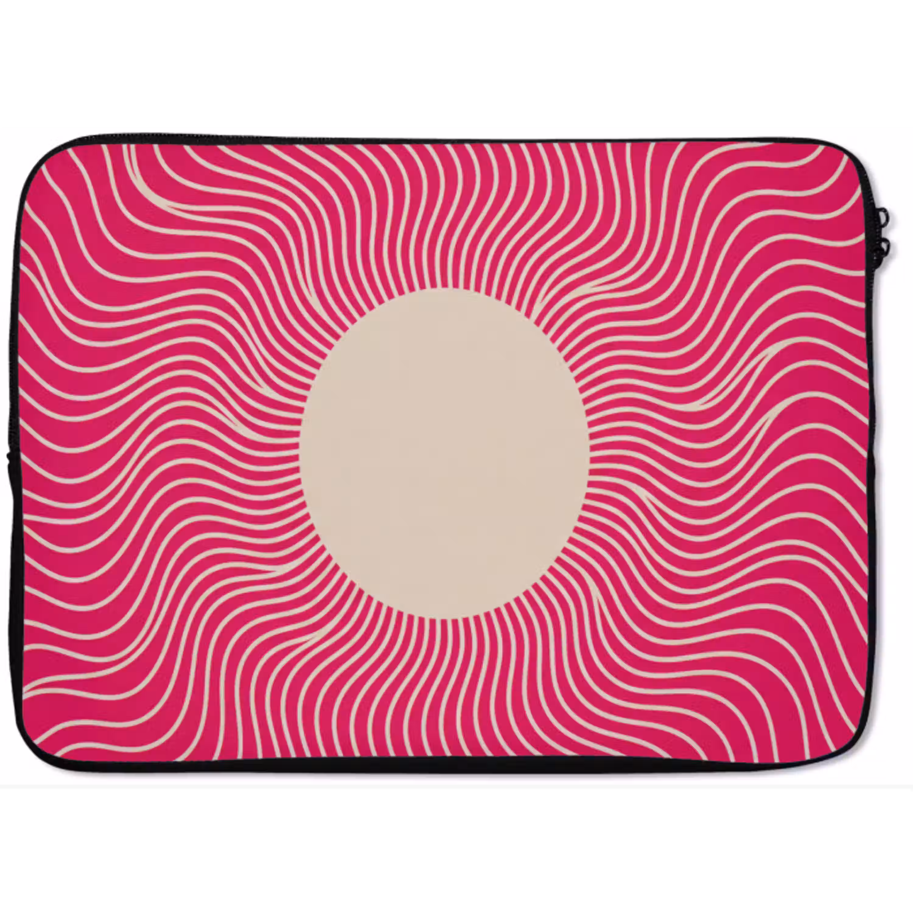 Abstract - Patroon - Roze laptophoes neopreen klein -zkaufland3dotto