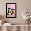 Koffiebekers - Deksel - Verf - Textuur fotolijst zwart zonder passe partout klein -sfeer5