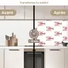 Kreeften - Donkerrood - Patroon keuken achterwand 2 middel -voor-na2_FR
